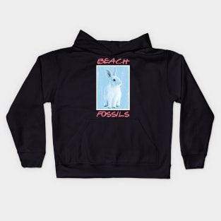 Beach Fossils Bunny Fanart Kids Hoodie